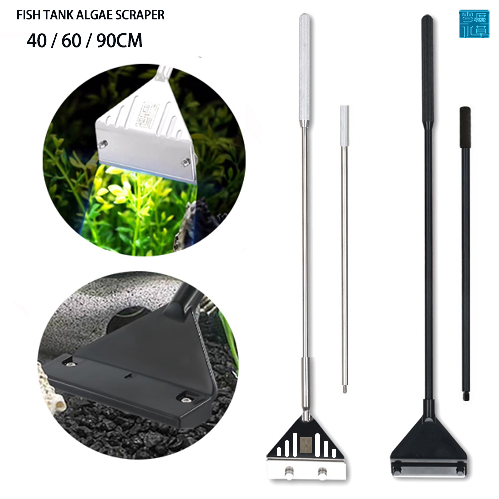 Planted Aquarium Algae Remover - Raspador de Acero Inoxidable para Acuarios,