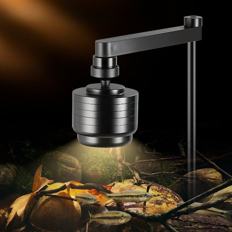 Aquarium Plant Grow Light - Lámpara LED para Pecera, 3 Colores,