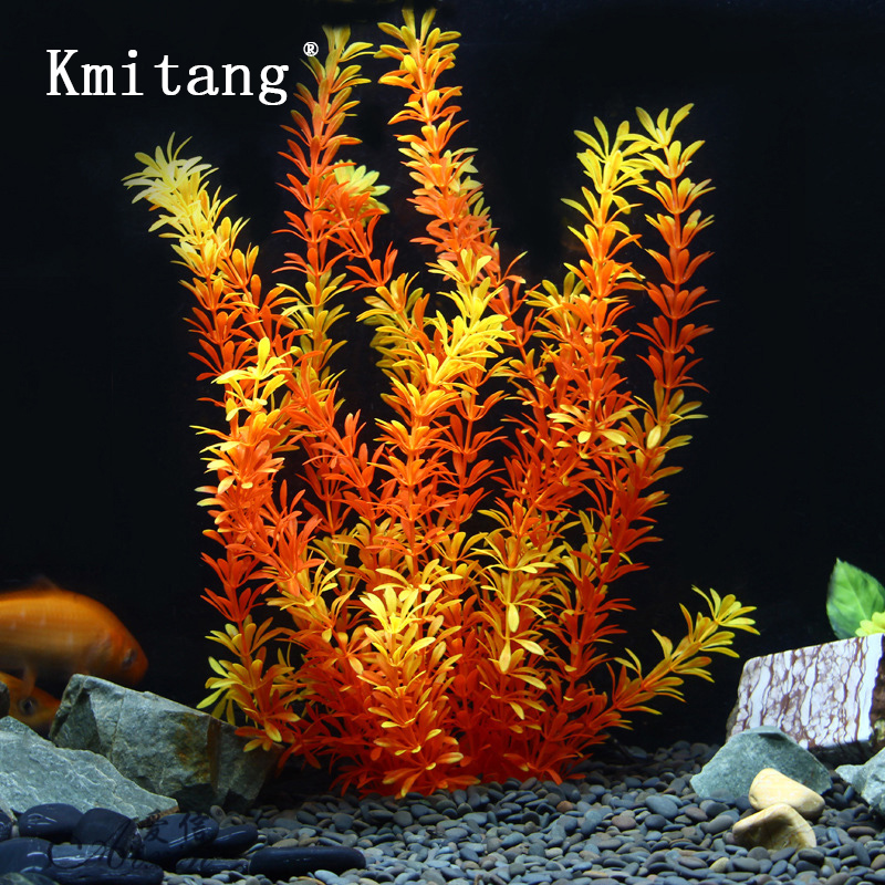 Aquarium Plant Growing - Plantas Tropicales Artificiales de 100cm, Hierba