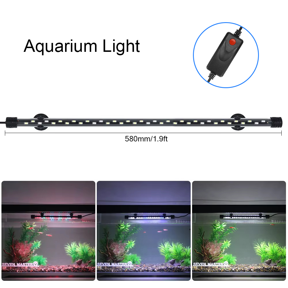 Aquarium Plant Grow Light - Luz LED para acuario de 58CM,