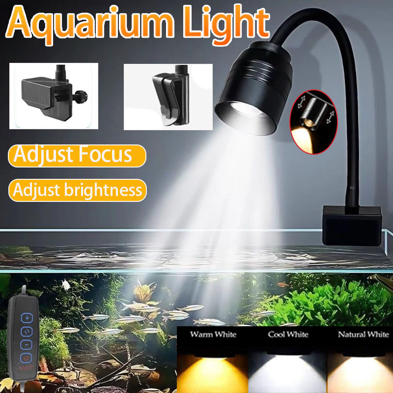 Aquarium Plant Grow Light - Luz USB para acuario, iluminación para