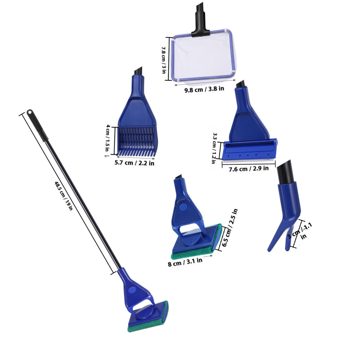 Kit de limpieza para acuarios  - Planted Aquarium Tool Kit reseña y precio