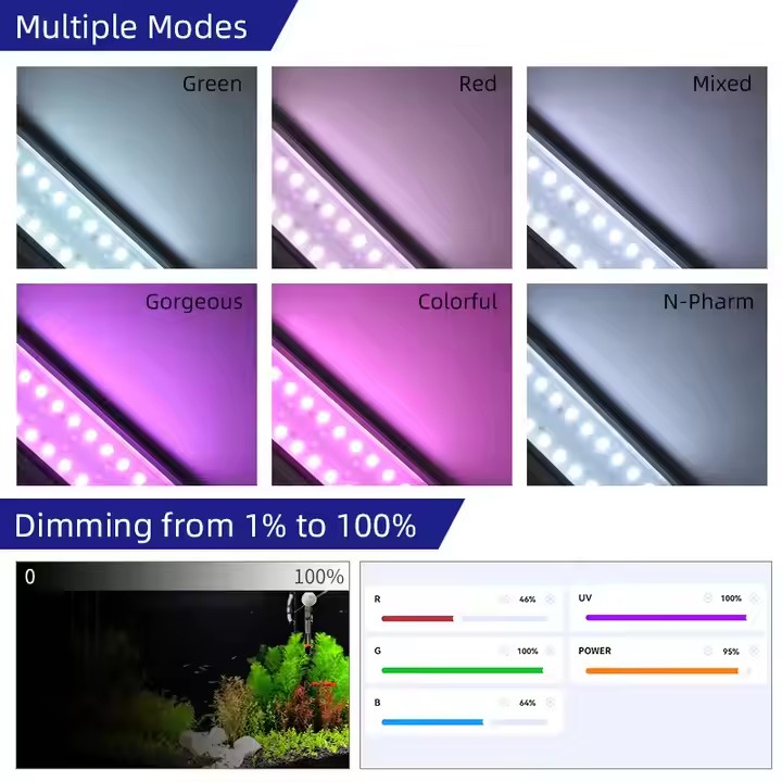 Luces para Acuario WEEK AQUA S - Aquarium Plant Growing reseña y precio