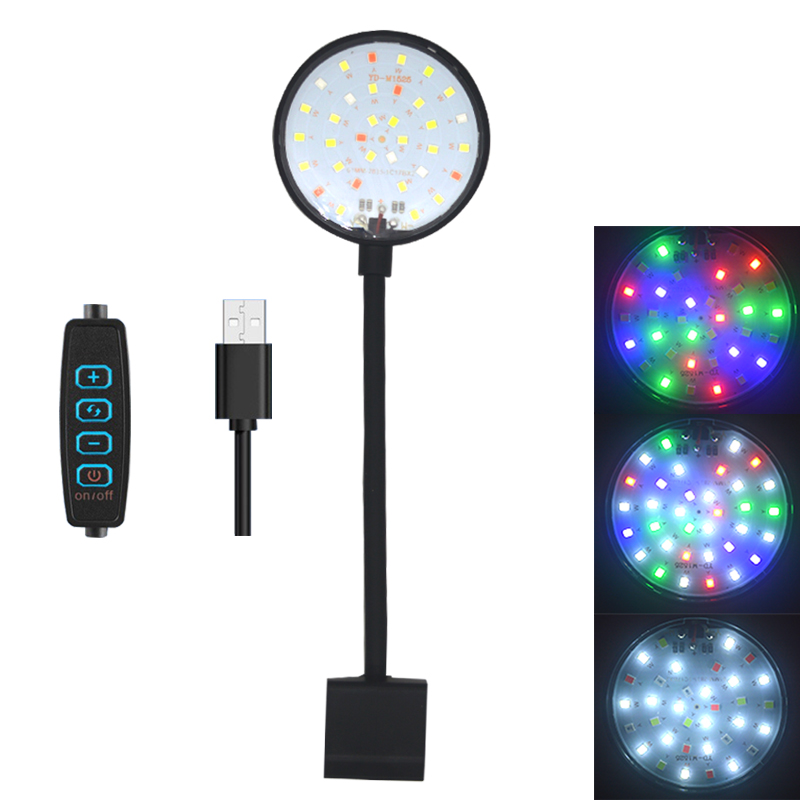 Lámpara LED USB para acuario,  - Aquarium Plant Grow Light reseña y precio