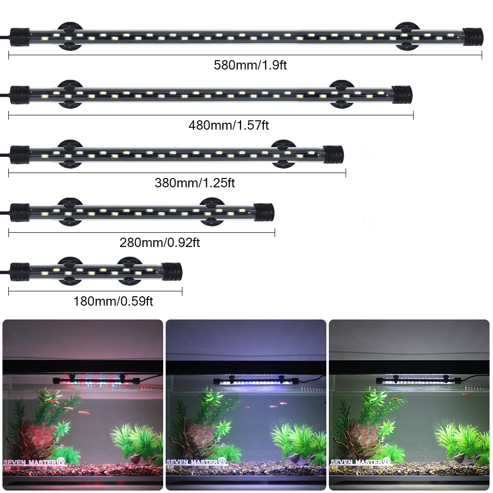 Luz LED para acuario, lámpara  - Aquarium Plant Growing reseña y precio