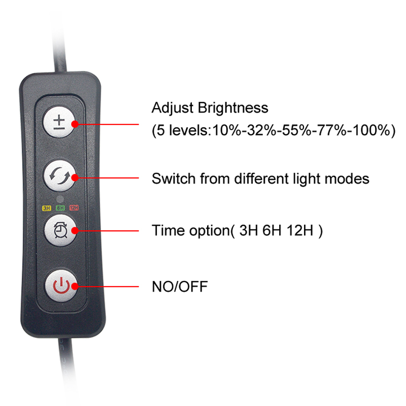 Luz LED para acuario para pece - Aquarium Plant Growing reseña y precio