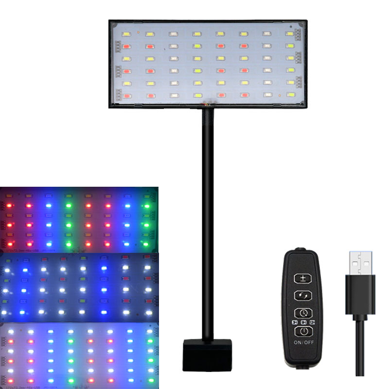 Lámpara LED de espectro comple - Aquarium Plant Grow Light reseña y precio