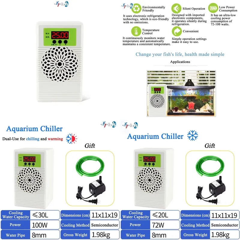 Sistema de Enfriamiento para A - Planted Aquarium Water Temperature reseña y precio