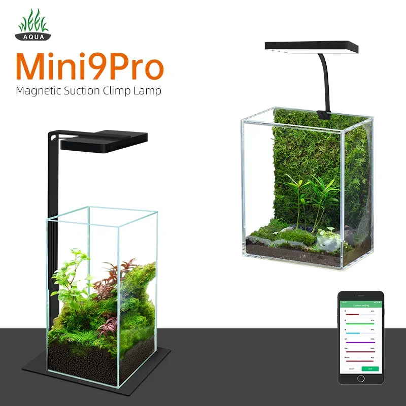 Lámpara LED de espectro comple - Aquarium Plant Grow Light reseña y precio