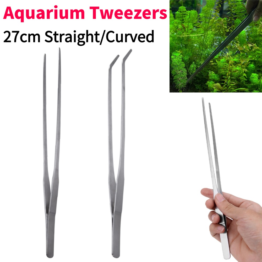 Pinzas de acero inoxidable par - Planted Aquarium Maintenance Kit reseña y precio