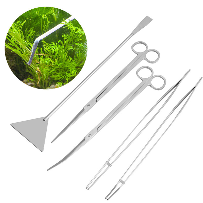 3/5 unids/set Kit de Herramien - Planted Aquarium Tool Kit reseña y precio
