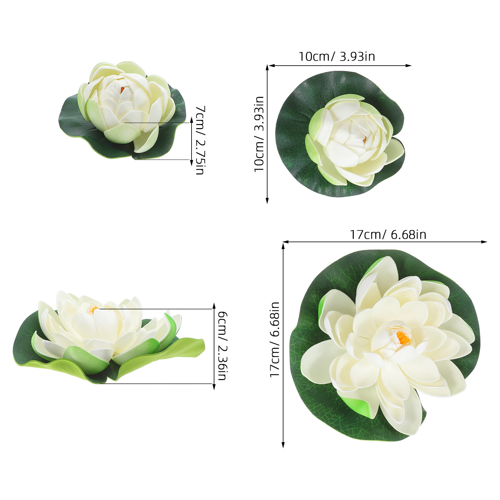 5 piezas de hojas de nenúfar f - Aquarium For Planted Tank reseña y precio